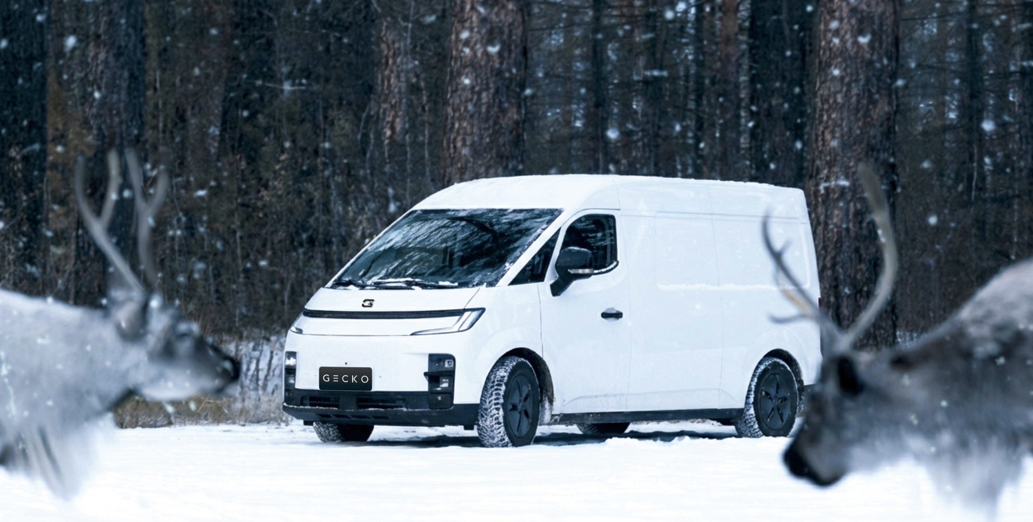 GECKO MAGICWAY-transportbil i vinterförhållanden